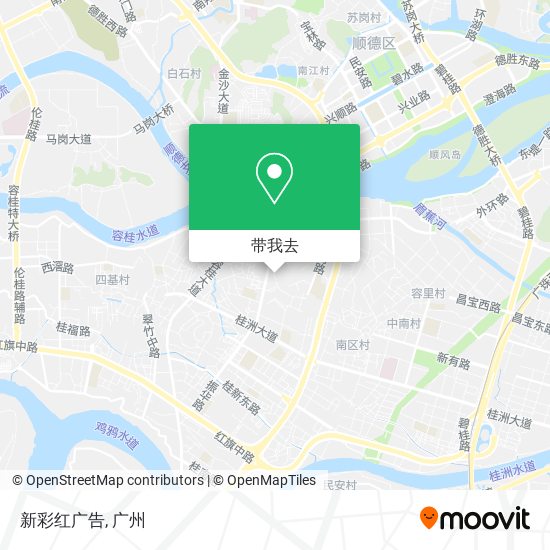 新彩红广告地图