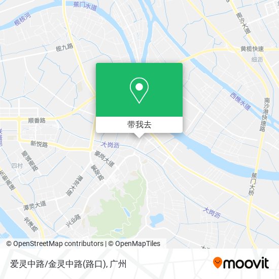 爱灵中路/金灵中路(路口)地图