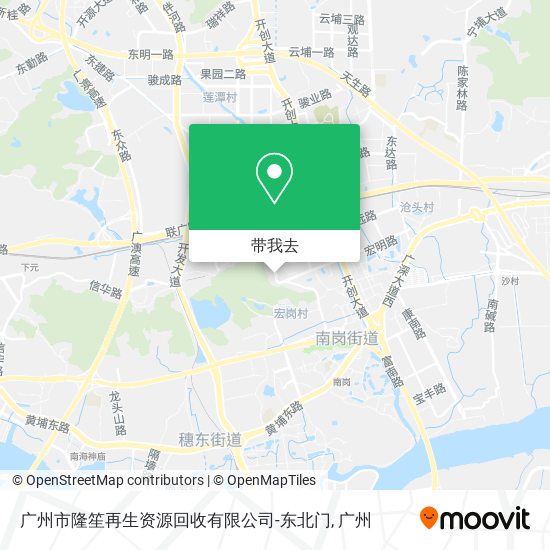 广州市隆笙再生资源回收有限公司-东北门地图