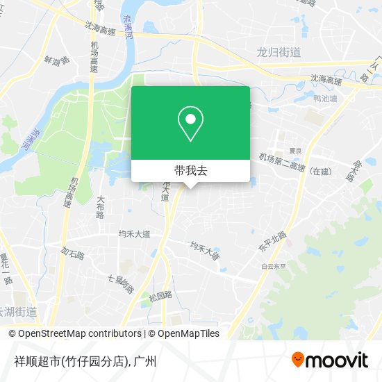 祥顺超市(竹仔园分店)地图