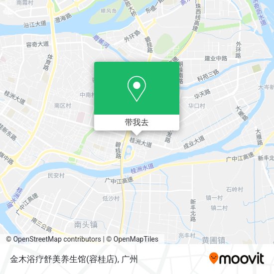 金木浴疗舒美养生馆(容桂店)地图