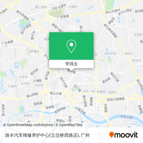 路丰汽车维修养护中心(立交桥西路店)地图
