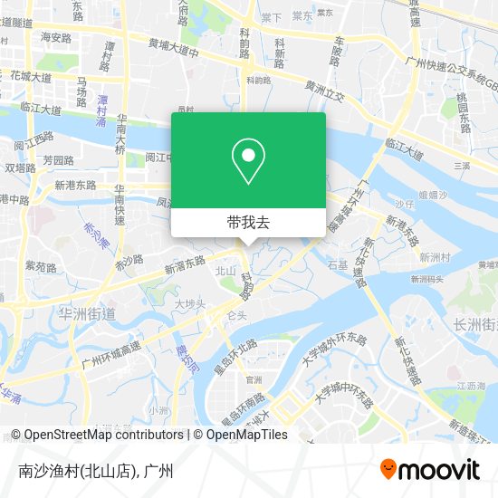 南沙渔村(北山店)地图