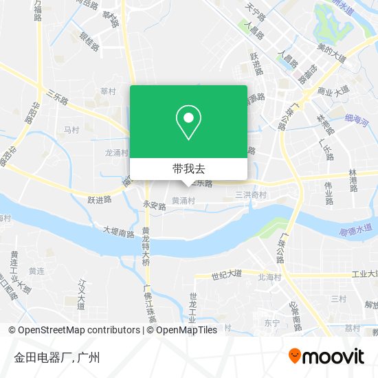 金田电器厂地图