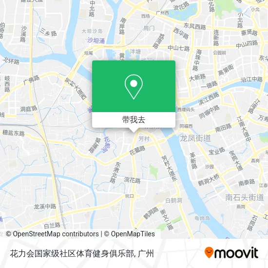 花力会国家级社区体育健身俱乐部地图
