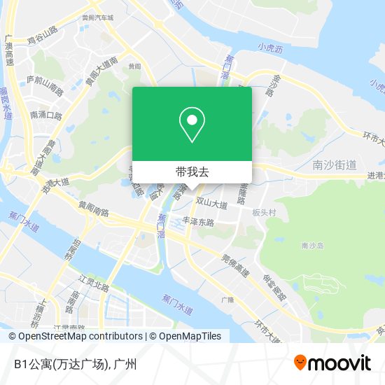 B1公寓(万达广场)地图