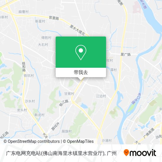 广东电网充电站(佛山南海里水镇里水营业厅)地图