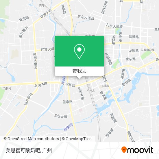 美思蜜可酸奶吧地图