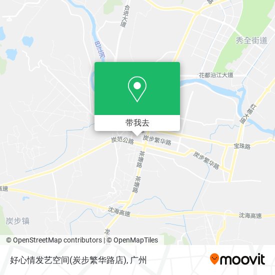 好心情发艺空间(炭步繁华路店)地图