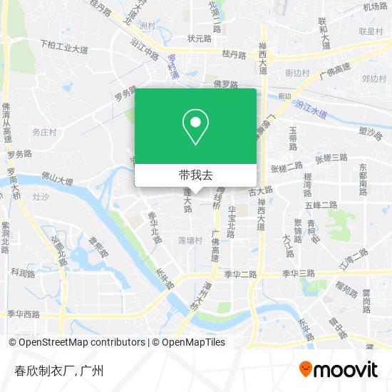 春欣制衣厂地图