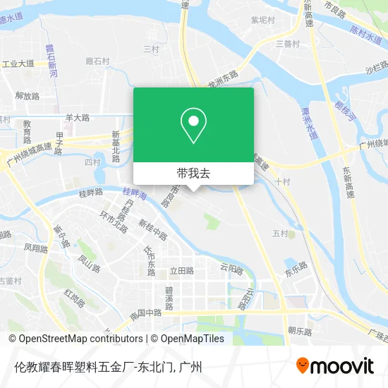 伦教耀春晖塑料五金厂-东北门地图