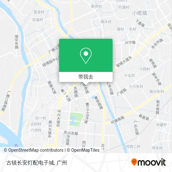 古镇长安灯配电子城地图