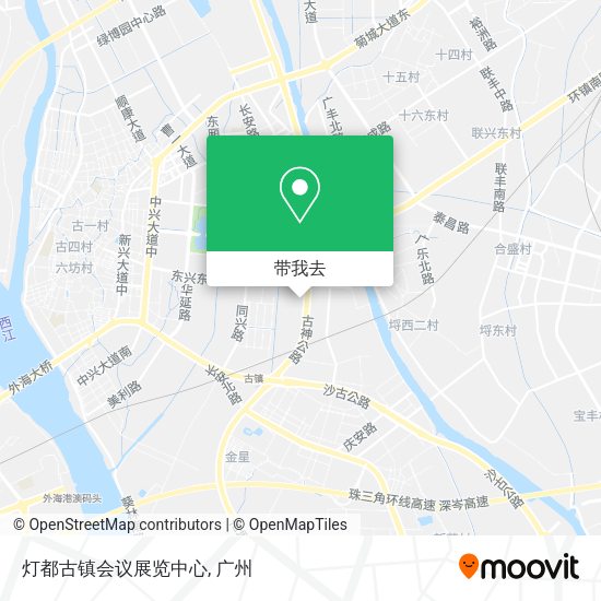 灯都古镇会议展览中心地图