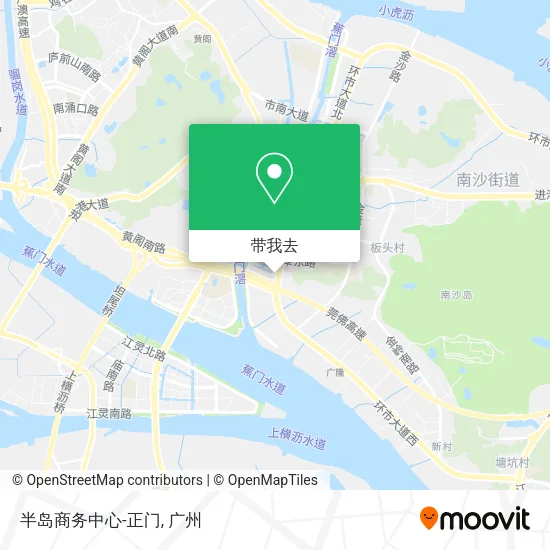半岛商务中心-正门地图
