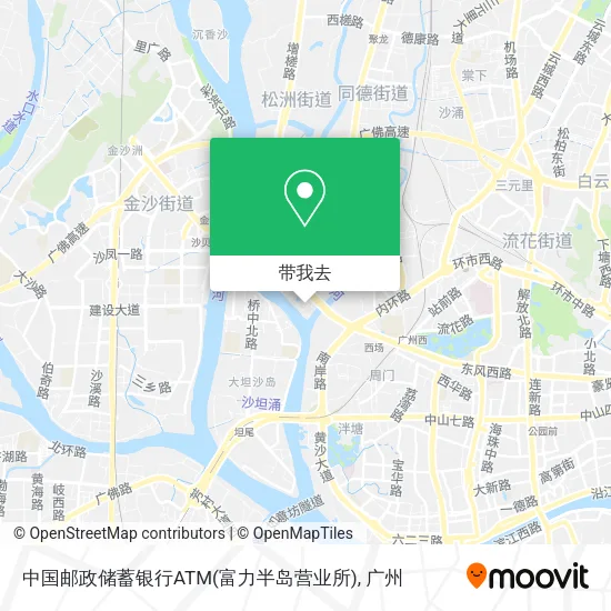中国邮政储蓄银行ATM(富力半岛营业所)地图