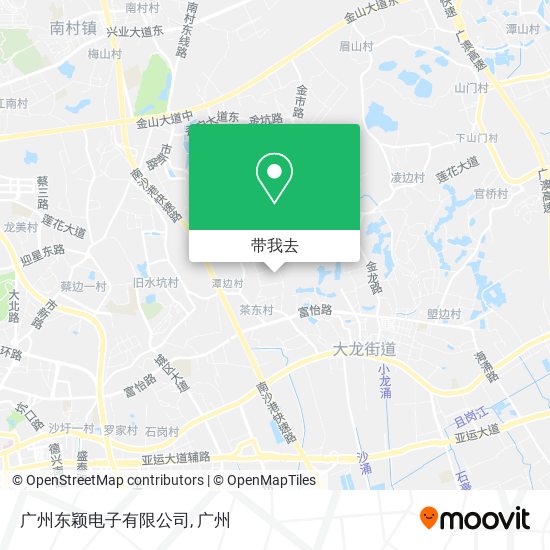 广州东颖电子有限公司地图