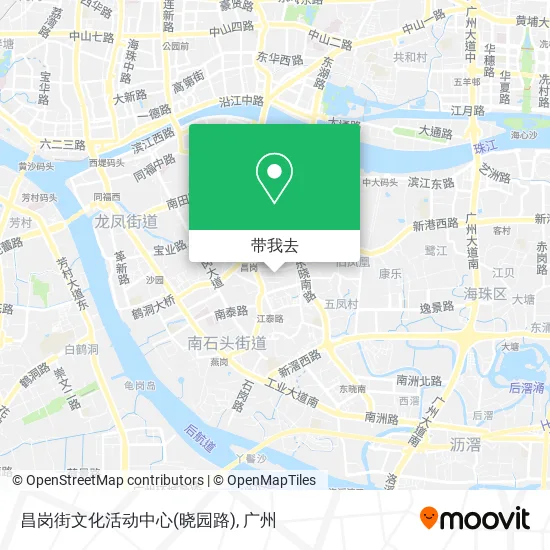 昌岗街文化活动中心(晓园路)地图