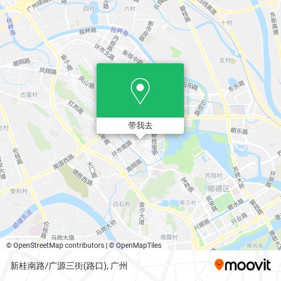 新桂南路/广源三街(路口)地图