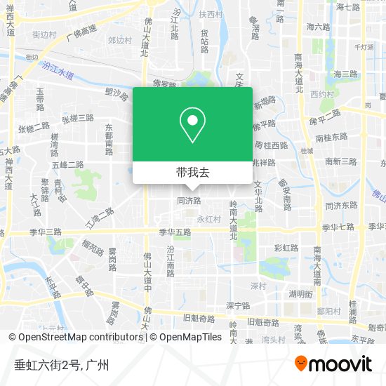 垂虹六街2号地图