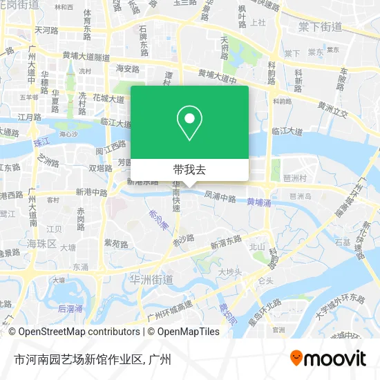 市河南园艺场新馆作业区地图