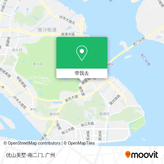 优山美墅-南二门地图