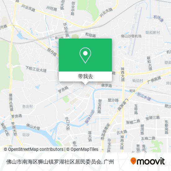 佛山市南海区狮山镇罗湖社区居民委员会地图