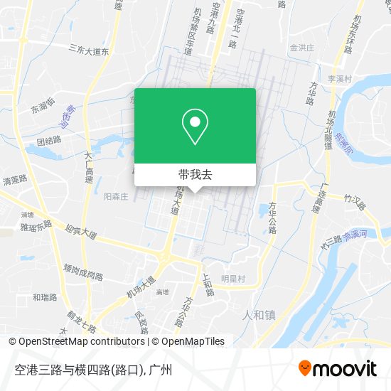 空港三路与横四路(路口)地图