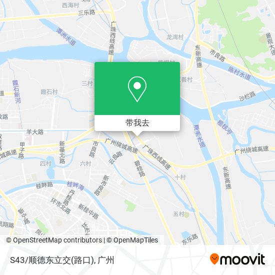 S43/顺德东立交(路口)地图