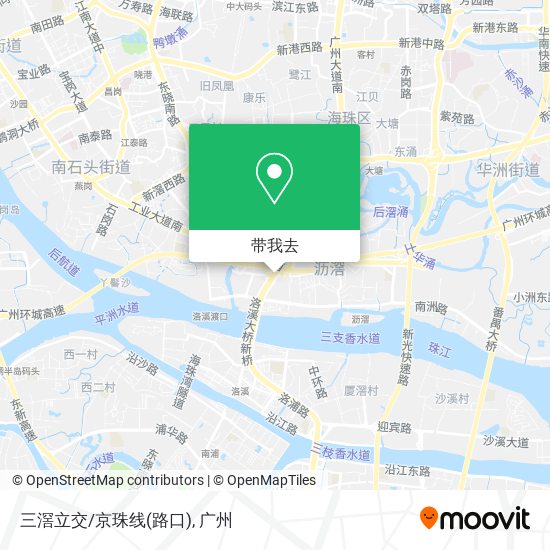 三滘立交/京珠线(路口)地图