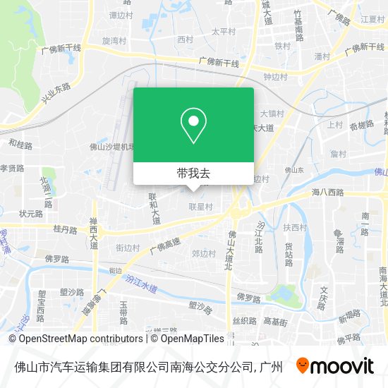 佛山市汽车运输集团有限公司南海公交分公司地图