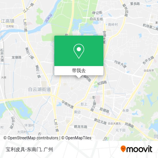 宝利皮具-东南门地图