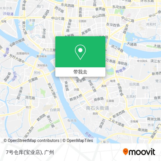 7号仓库(宝业店)地图