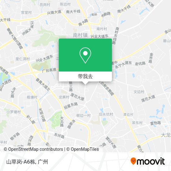 山草岗-A6栋地图