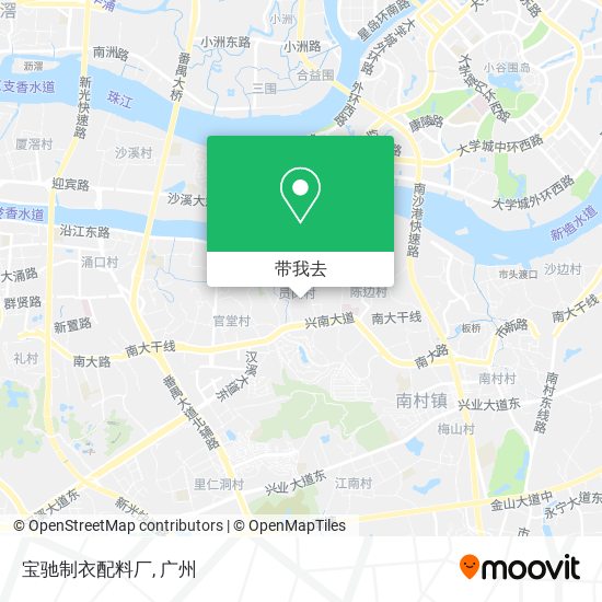 宝驰制衣配料厂地图