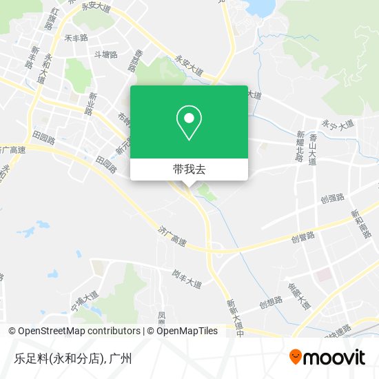 乐足料(永和分店)地图