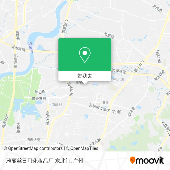 雅丽丝日用化妆品厂-东北门地图