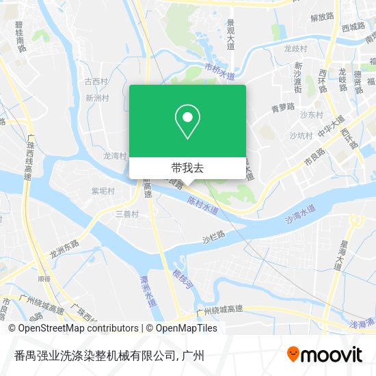 番禺强业洗涤染整机械有限公司地图