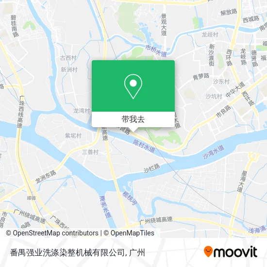番禺强业洗涤染整机械有限公司地图