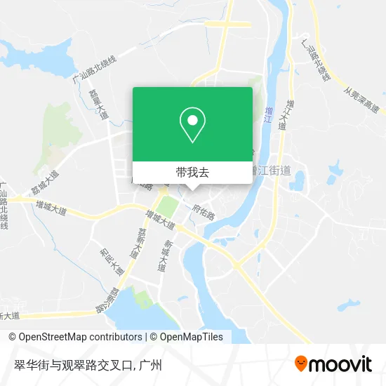 翠华街与观翠路交叉口地图