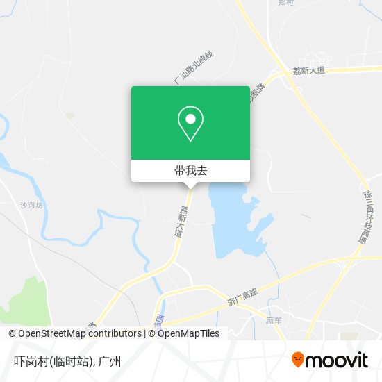 吓岗村(临时站)地图