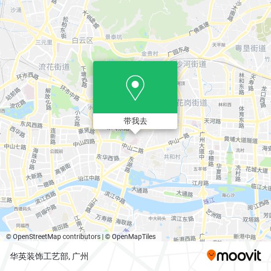华英装饰工艺部地图