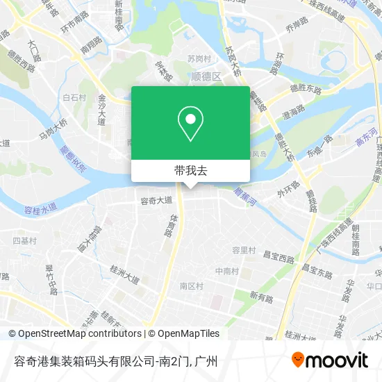 容奇港集装箱码头有限公司-南2门地图
