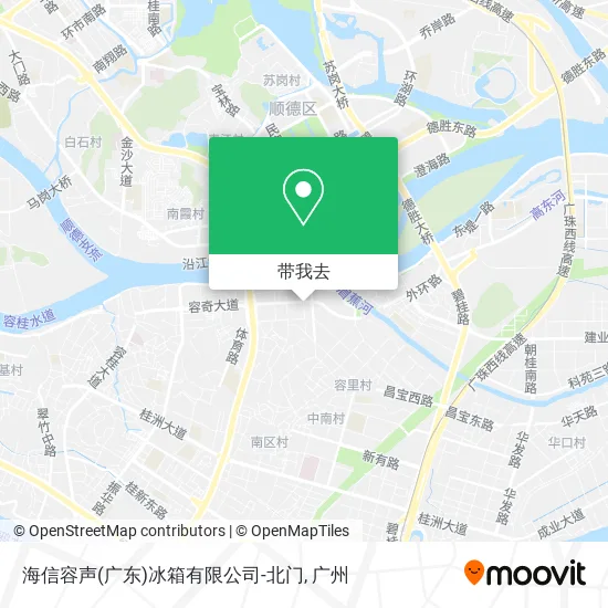 海信容声(广东)冰箱有限公司-北门地图