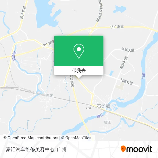 豪汇汽车维修美容中心地图