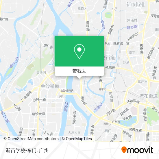 新苗学校-东门地图