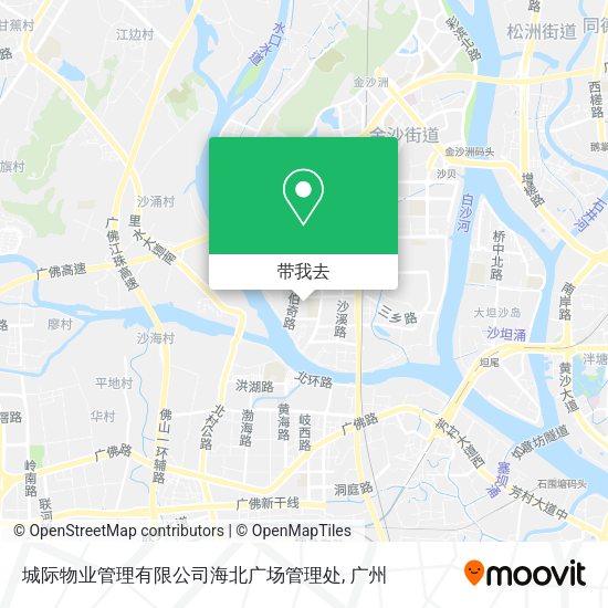 城际物业管理有限公司海北广场管理处地图
