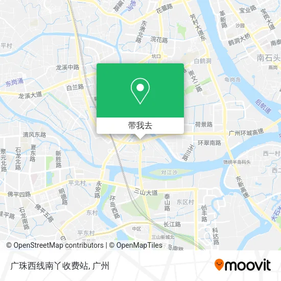 广珠西线南丫收费站地图