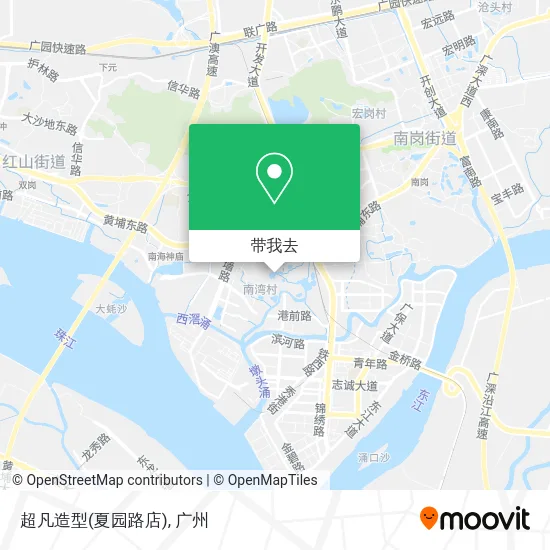 超凡造型(夏园路店)地图