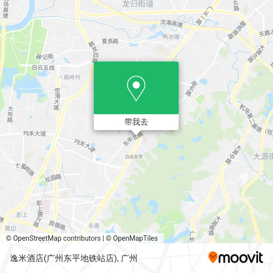 逸米酒店(广州东平地铁站店)地图