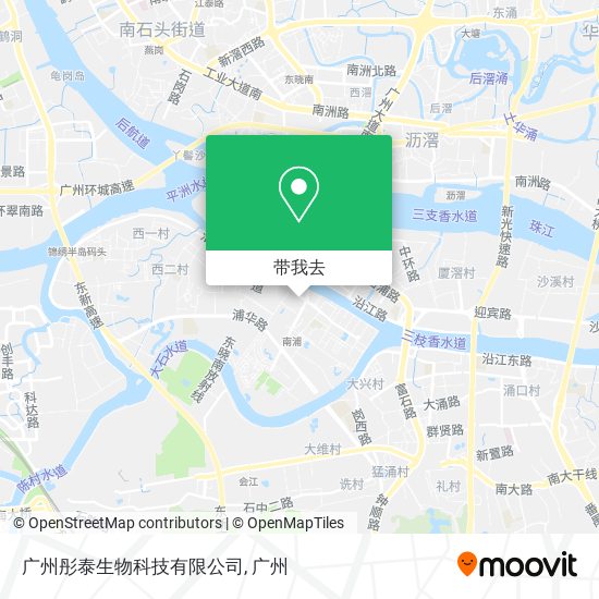 广州彤泰生物科技有限公司地图